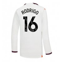 Manchester City Rodri Hernandez #16 Replica Away Shirt 2023-24 Long Sleeve